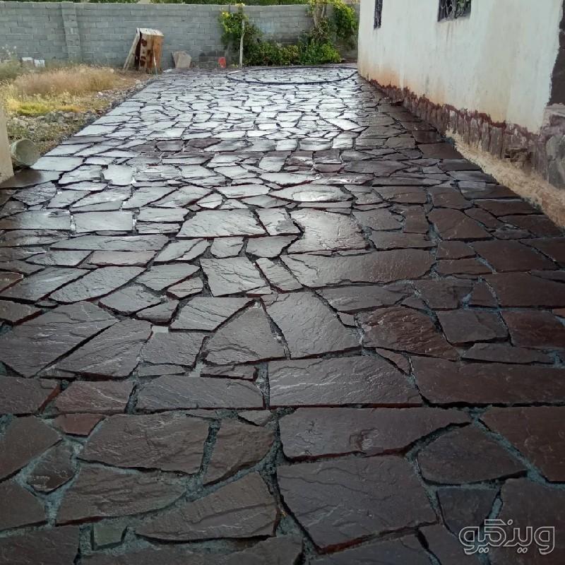 اجرای سنگ لا شه فروش سنگ لاشه